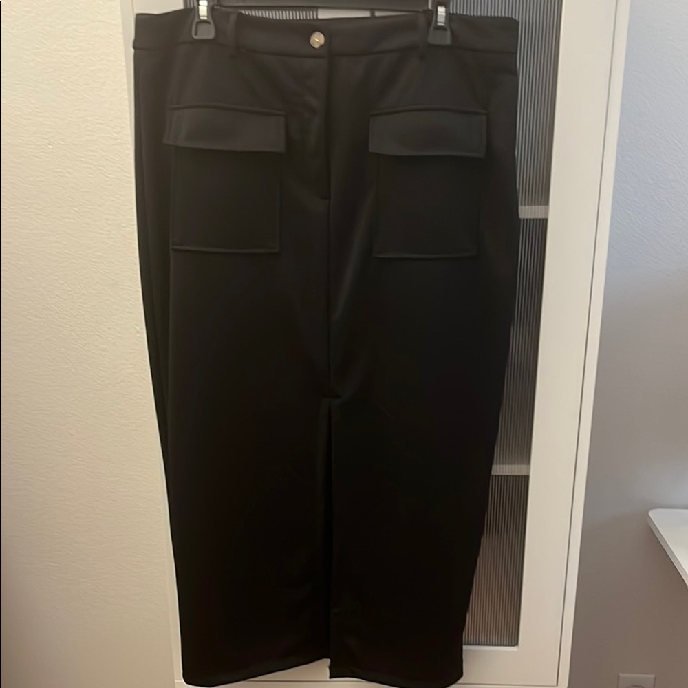 Black Midi Skirt